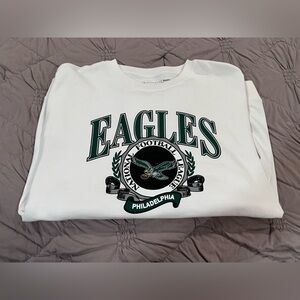 Philadelphia Eagles Crewneck - Mitchell n Ness - Kelly Green.